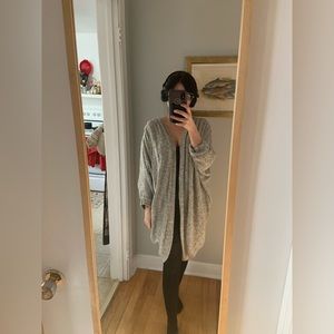 American apparel grey cocoon sweater